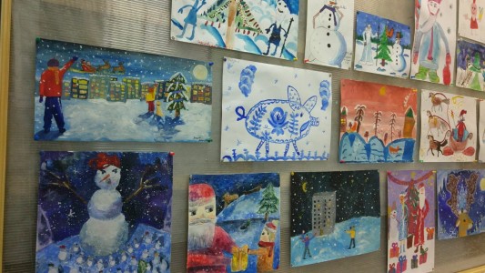 Выставка рисунков "ЗИМНЯЯ СКАЗКА"