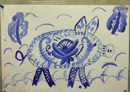 Выставка рисунков "ЗИМНЯЯ СКАЗКА"